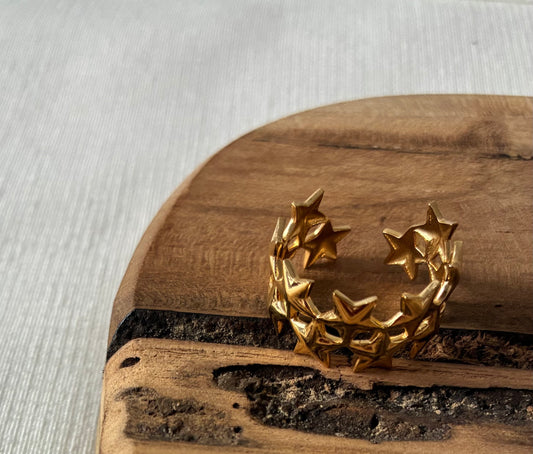 Bague pluie d’étoiles